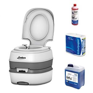 Enders - Kleine Outdoor Campingtoilette inkl. 2,5L Sanitärflüssigkeit