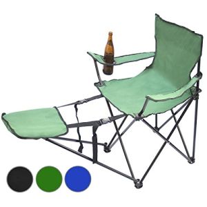 Angelstuhl Campingstuhl mit Fußstütze